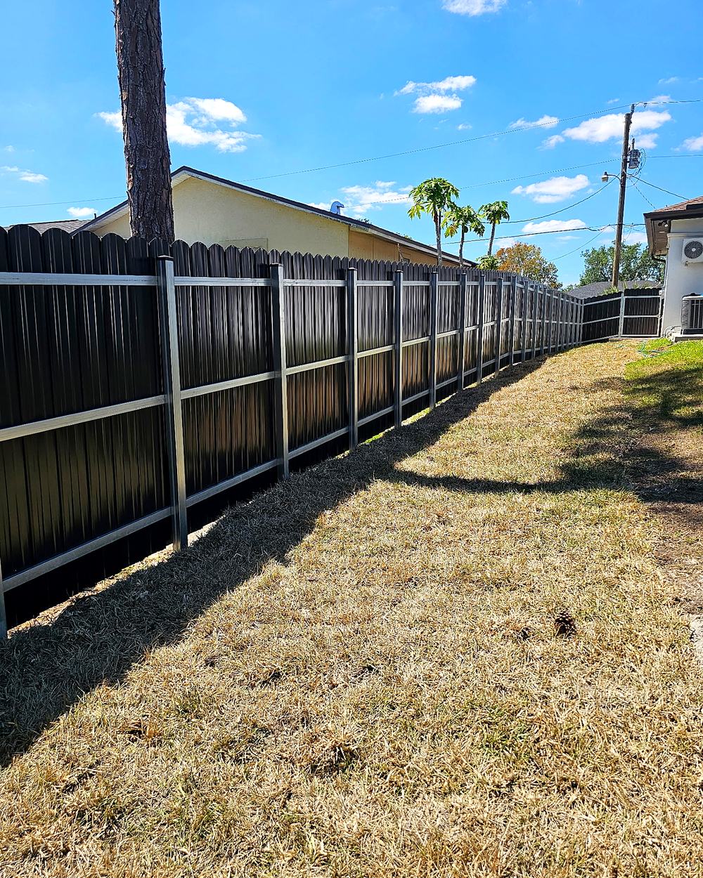 Black Privacy Fence