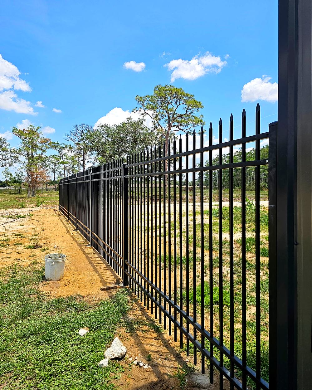 Black Aluminum Fence